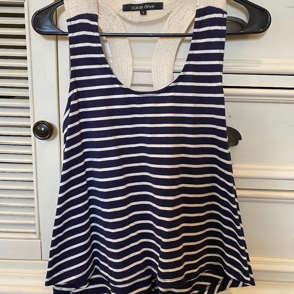 Ocean Drive - Tank Top Striped